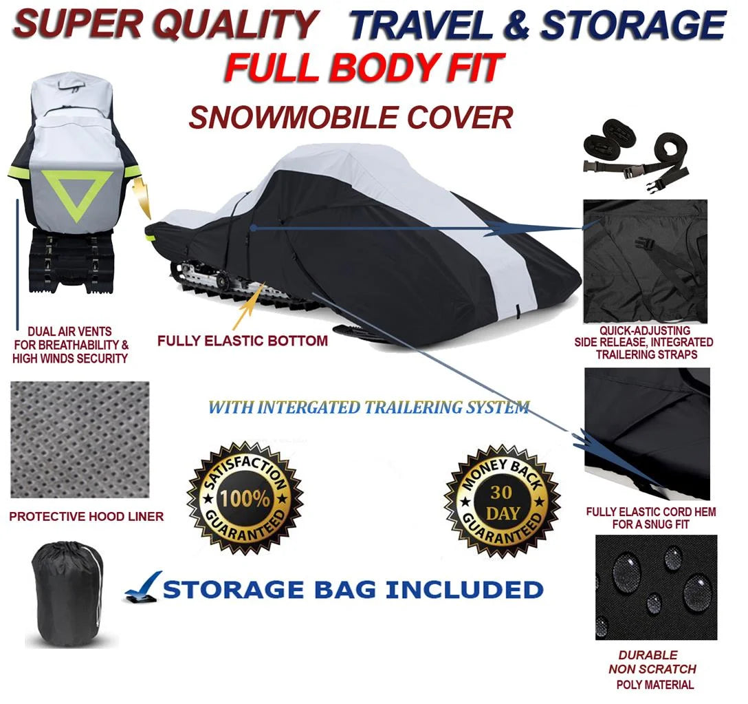 600 Denier Full Fit Snowmobile Travel and Storage Cover P970946