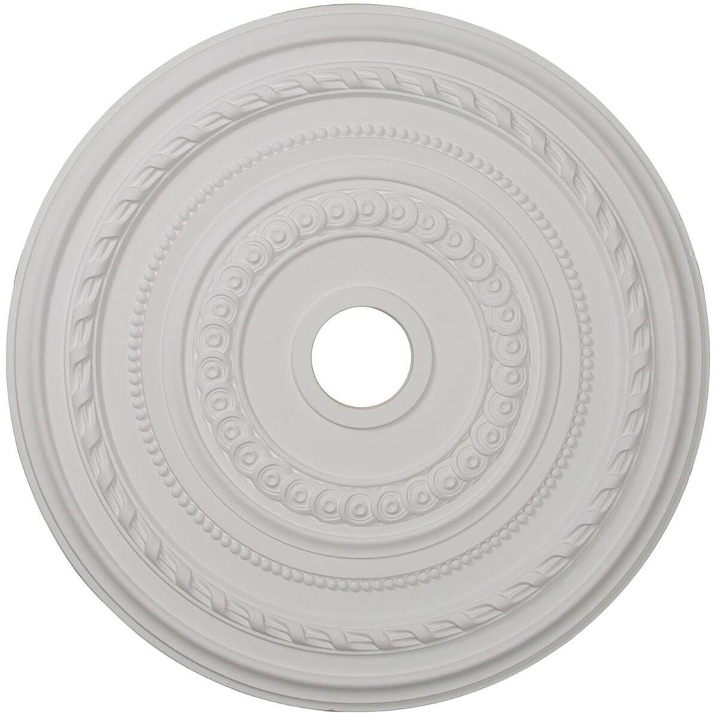25 3/8x22OD x 3 3/8x22ID x 1 3/8x22P Ceiling Medallion Hand-Painted Polished Copper I5300