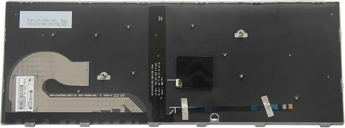 Backlit Keyboard for HP EliteBook, US Layout, Pack of 2 T851