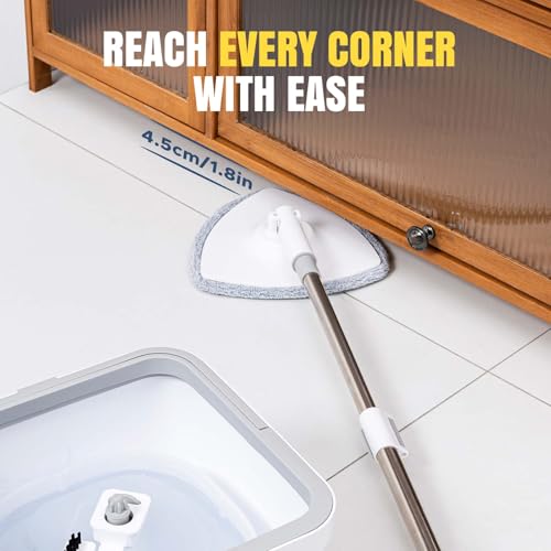 Spin Mop & Bucket Set with 5 Pads H71723